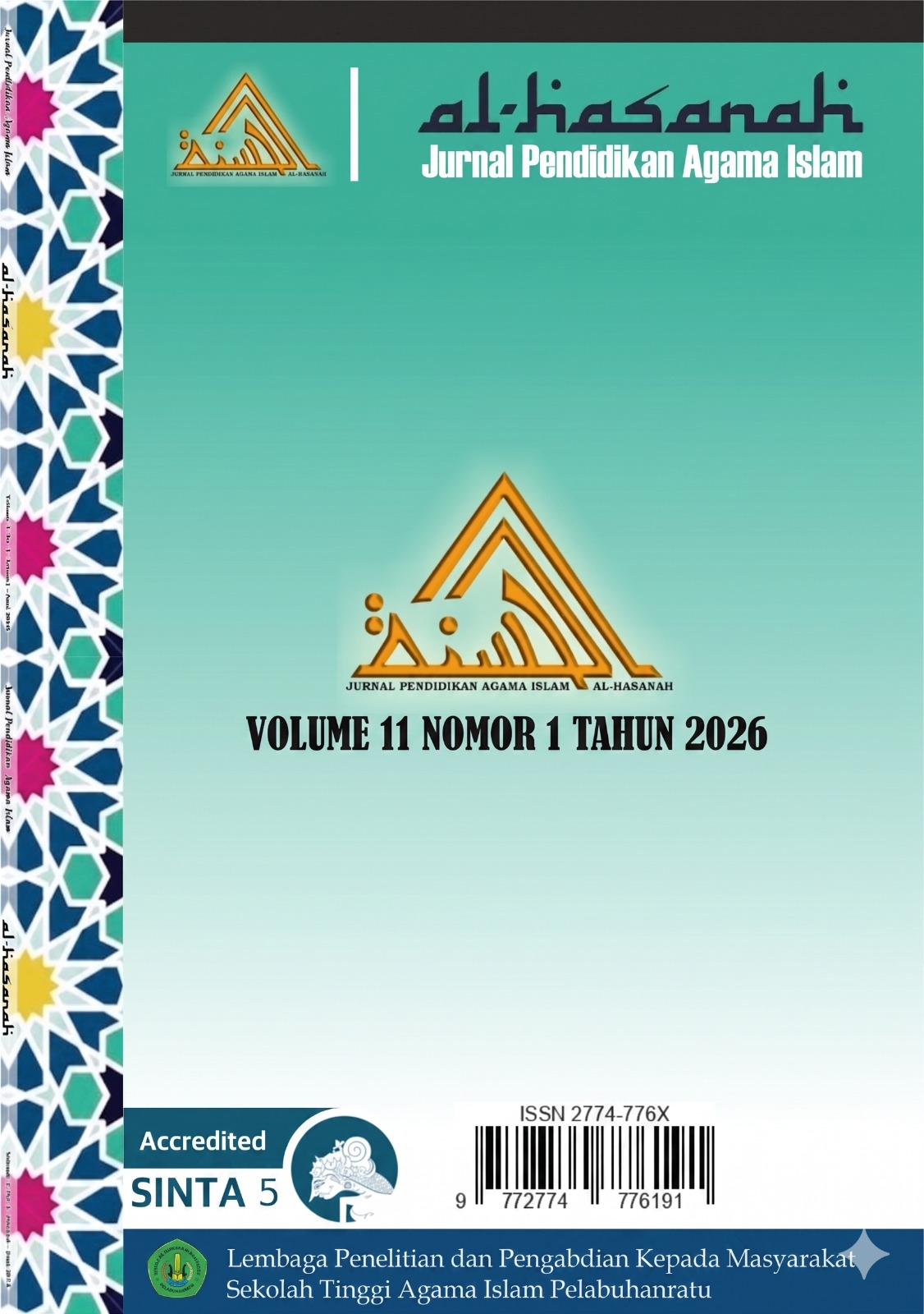 					View Vol. 11 No. 1 (2026): Al-Hasanah : Jurnal Pendidikan Agama Islam
				