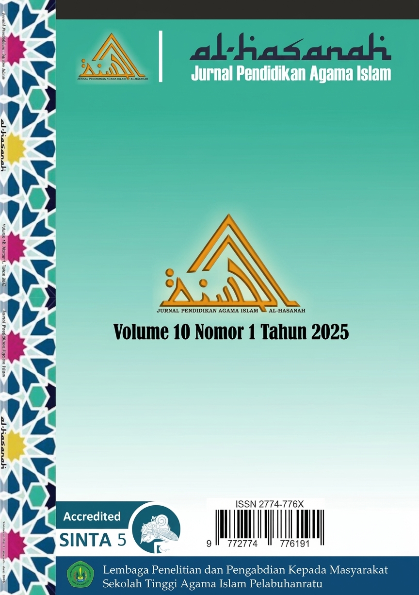 					View Vol. 10 No. 01 (2025): Al-Hasanah : Jurnal Pendidikan Agama Islam
				